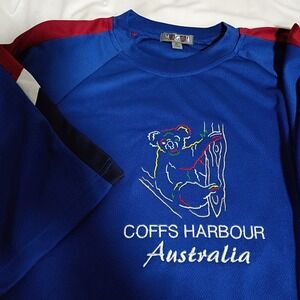 Mogul Coffs Harbour‎ Australia T Shirt Mens XL Blue Koala Souvenir Sportswear